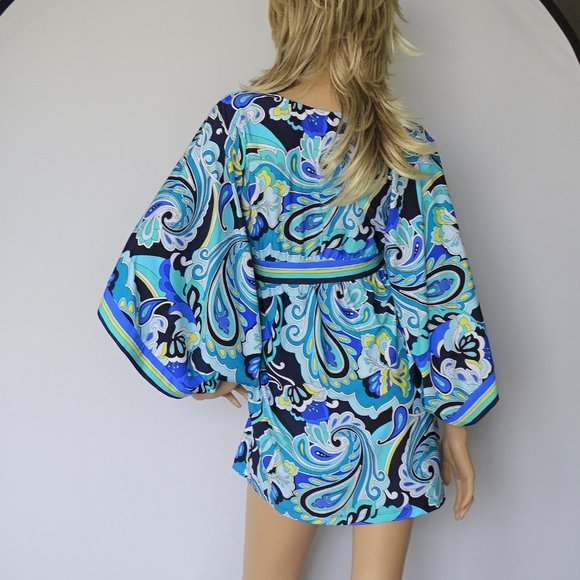 Trina Turk Ipanema Paisley Dress Cover Up NWT - Picture 3 of 3